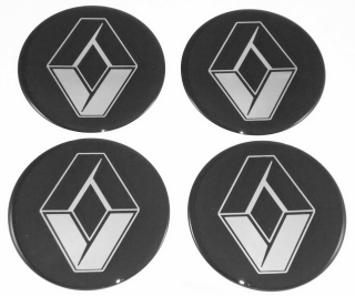 Renault Emblems Silikónové nálepky Hubcaps 90 mm