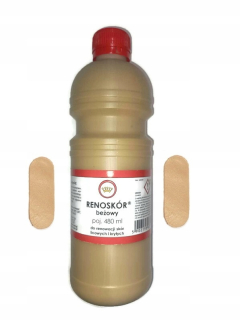Kožená farba Renosór, béžová tvár 480 ml