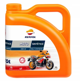Repsol Moto sintetico 10W-40 4T Motor Oil 4L