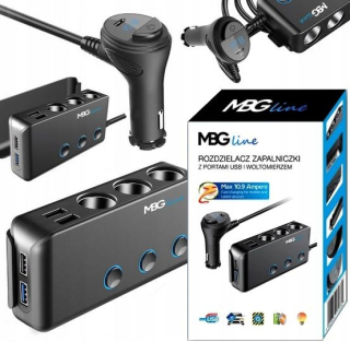4xusb QC 3,0 120 W Cigaret Svetžná zásuvka