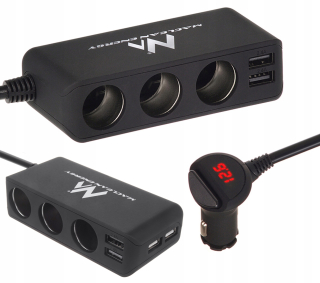 Ľahšie rozdeľovače + voltmeter USB nabíjačka