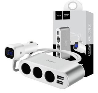 Ľahšie rozdeľovače s voltmeterom 12/24 2xUsB