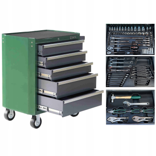 Dielensky vozík - Workshop Trolley s 5 zásuvkami 150 SATA Tools