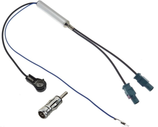 2 x separátor antény Fakra +VW Golf 5 RCD anténa