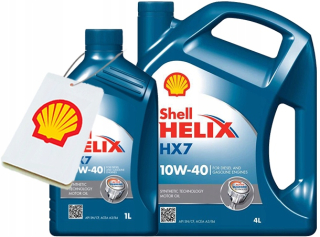 Shell Helix Plus HX7 10W40 10W-40 5L (4L + 1L)