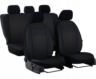 Autopoťahy - Kožené kryty ocele pre sedadlá pre VW T-Roc Sport