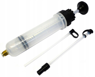Podtlaková odsávacia ručná pumpa - 500 ml ropná striekačka s Richmannovou hadicou