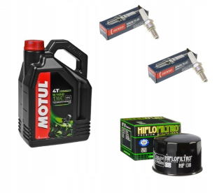 Suzuki Burgman 650 AN650 Motul 4L + filter + sviečky