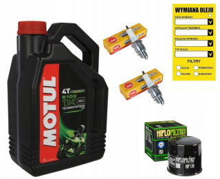 Suzuki SV-650 SV 650 Motul Oil + NGK Sviečkový filter