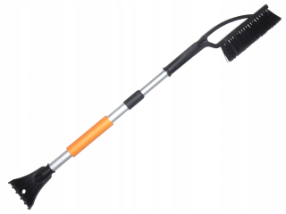Škrabka, metlička na auto - Kefové teleskopické sklo dlhé 118 cm