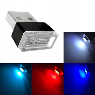 USB LED Auto dekoratívna ľahká atmosféra
