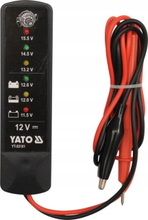 Klinový remeň kosačky - Meter napätie automobilu 12 V - Yato OS8