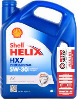 Shell Helix HX7 AV Professional 5W30 4L