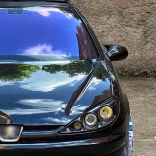 Kryt bočného zrkadla v štýle M4 pre Peugeot 206