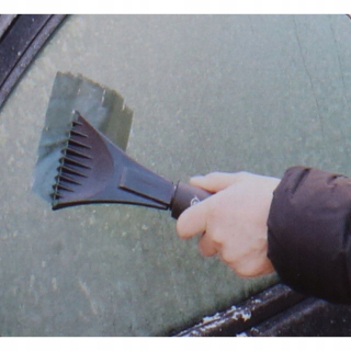 Škrabka, metlička na auto - 32 cm červené sklo škrabka dunlop červená