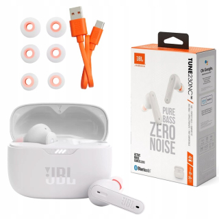 V -ear slúchadlá jbl melódie 230nc tws anc white