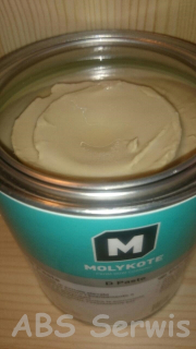 Mastnotu pre lichobežné skrutky molykote d pasta