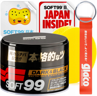 Soft99 Tmavkový čierny tvrdý vosk tmavé laky 300 g