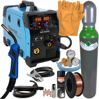 Serverment Serverman Serverment Washerman MIG 200 HD Set HRSX3 30-200 a