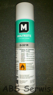 Lubrikant suchého rozprašovania 400 ml potiahnutia molykote D-321R