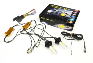 Žiarovky - 2in1 LED svetlá a pokyny DRL PY21W