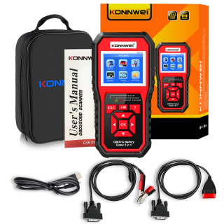 Klinový remeň kosačky - Diagnostický tester OBD2 a 6V 12 V batérie
