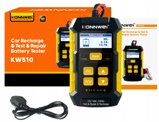 Klinový remeň kosačky - 2in1 tester usmerňovača pre batériu Konnwei KW510