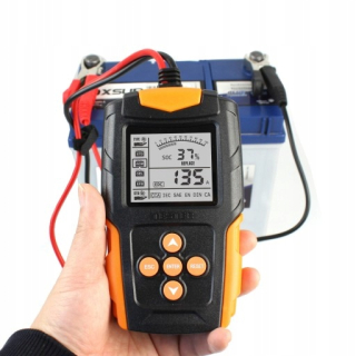Tester, skúšačka autobatérií - Tester batérie 12 V /24 V, 3-200 AH