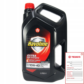Texaco Havoline Extra Semi Syntetic 10W40 5L