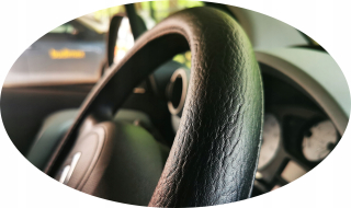 Poťah na volant - Toyota Corolla E11 E12 E13 E15 na koži volantu