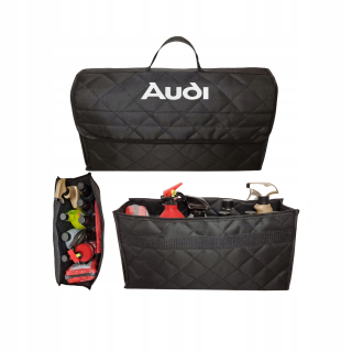 Organizér do auta - Model značky loga v batožine auta Audi