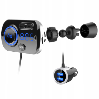 FM vysielačový hlasový set QC3.0 nabíjačka