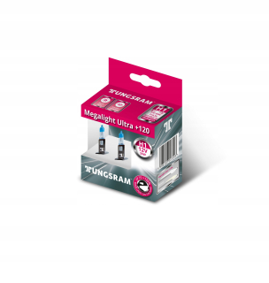 Žiarovky - Tungsram H1 12V 55W P14,5S Megalight Ultra +120%