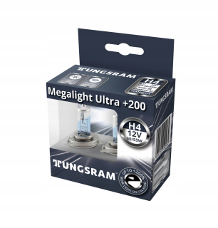 Žiarovky - Tungsram žiarovky H4 12V Megalight Ultra +200%