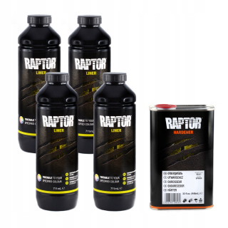 Ochranný povlak U-Pol Raptor na farbenie x 4+utw