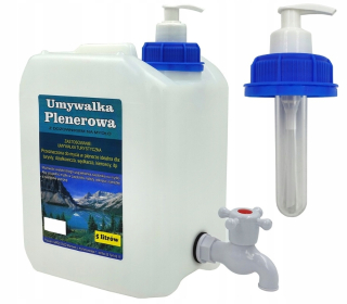 Kanister na benzín - Turistická nádoba na umývadlo pre vodu a SOAP 5L