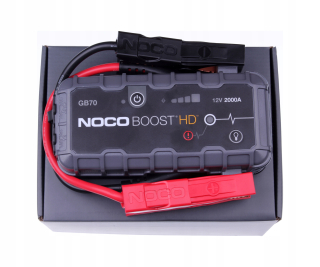 Štartovacie zariadenie Booster - Night GB70 Booster HD Jump Starter 12V 2000A + XGC4