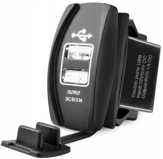 USB 5V 3.1A 12V Panel návnada breh b.
