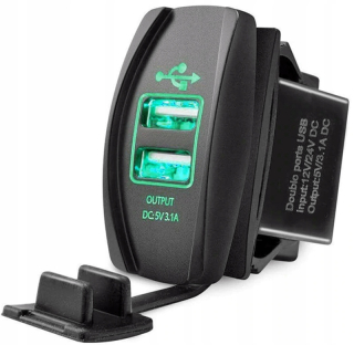 USB 5V 3.1A 12V Panel Patch Secket s
