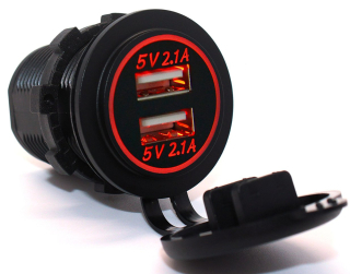 USB 5V 4.2A Socket Lader 12V C