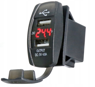 USB 5V 4.8A Volmpmeer Panel Volmpmeer