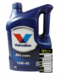 Valvolin Celé podnebie 10W40 5L Motorový olej