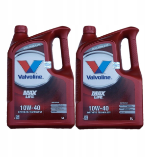 Valvoline Maxlife 10W40 Max Life Motor Oil 10l