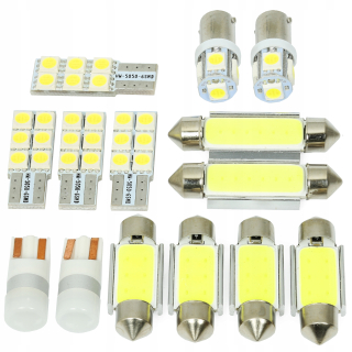 Žiarovky - VW Passat B6 LED osvetlenie sada biela