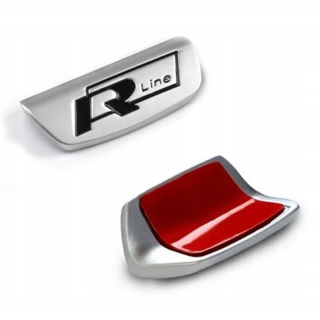 VW RLINE EMBLEM Známka pre kovový volant !!