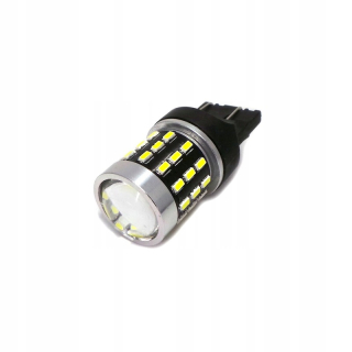 Žiarovky - W21/5W LED 7443 12-24V CANBUS 1800LM Biela biela