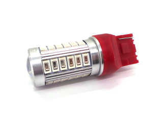 Žiarovky - W21W Red LED 7440 12-24V CANBUS 1000LM Strong
