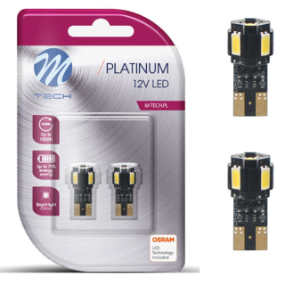 Žiarovky - W5W T10 LED 4X 1XHP 6000K M-TECH 3LATA GW