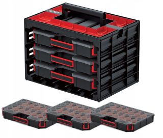 Box, skrinka na náradie - Kistenberg KTC40306S Skrinka pre organizátora Tager