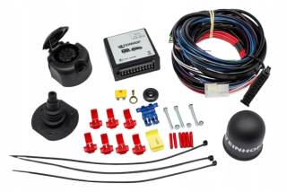 Zásuvka pre prívesný vozík - Elektrický lúč 13pin s modulom podpory senzora